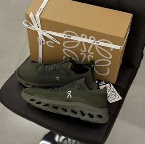 LOEWEE x ON Cloudtilt 2 Olive Green Sneakers