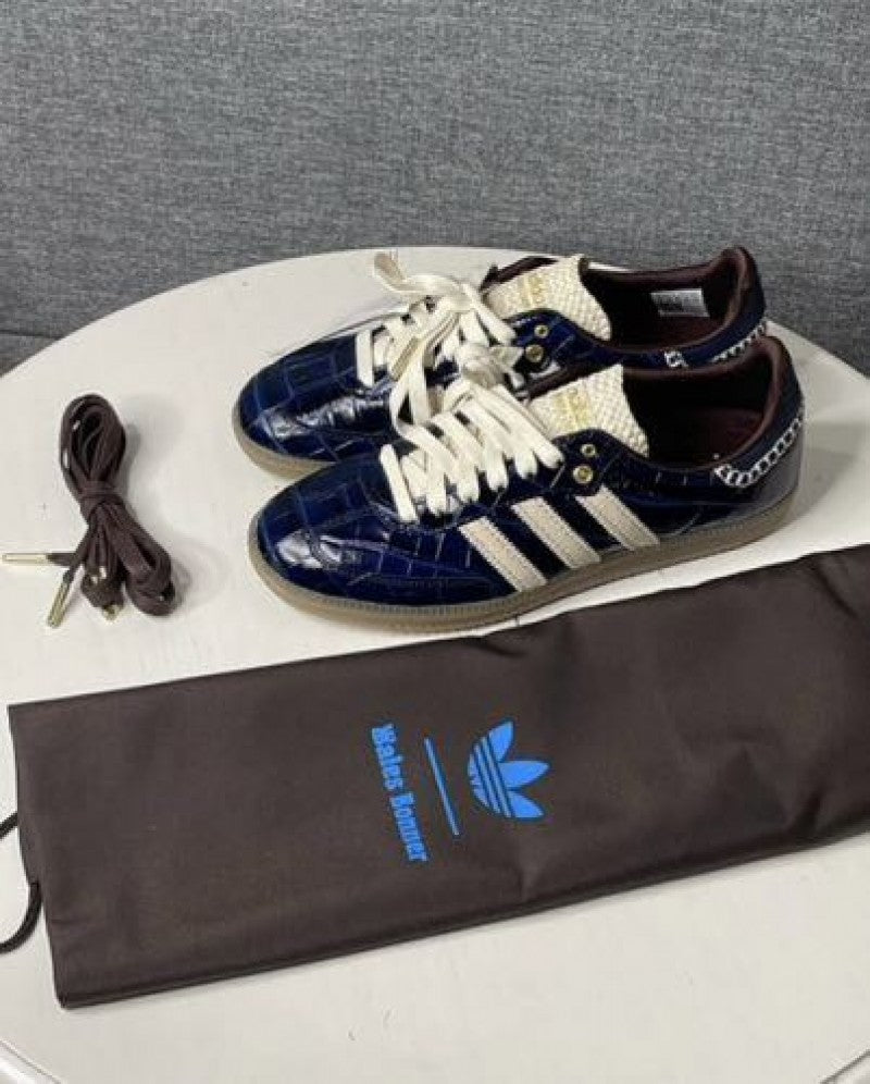 Addidass Samba x Wales bonner Navy Croc