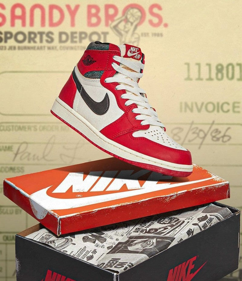 NIK Air JORDAN RETRO 1 HIGH LOST N FOUND