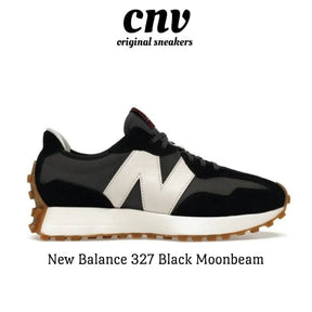 NEW BALANCE 327 MOONBEAM BLACK GUM
