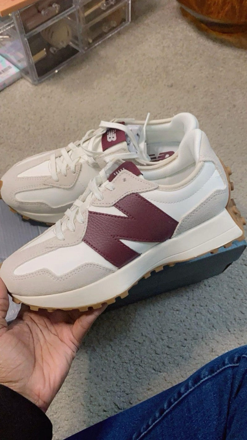 Neww balance 327 burgundy