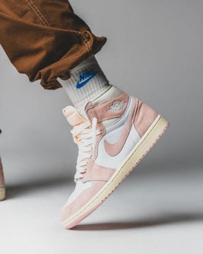 nik Air jordan retro 1 high washed pink
