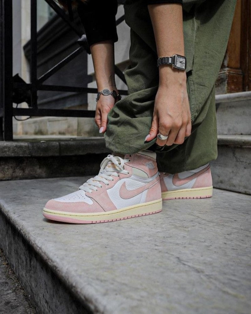 nik Air jordan retro 1 high washed pink