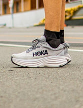 HOKA BONDI 8 GREY