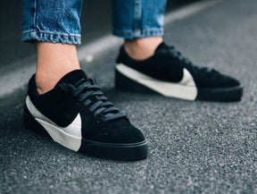 Nik e Blazer City Low Black White