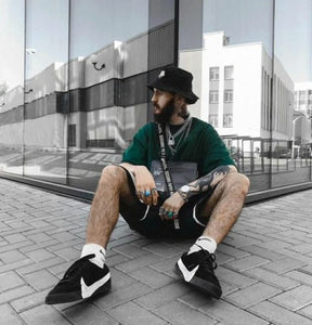 Nik e Blazer City Low Black White