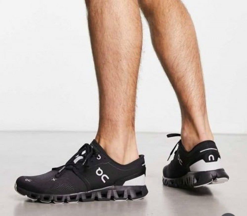 On Cloud x 3 Running Trainer All Black