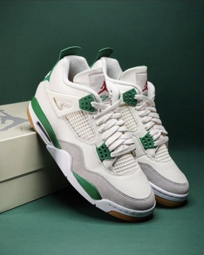 Air jordan 4 sb pine green semi ua