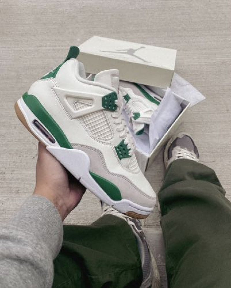 Air jordan 4 sb pine green semi ua