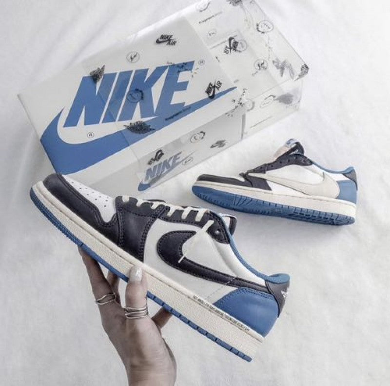Nik e Air jordan 1 low travis scott fragment semi ua