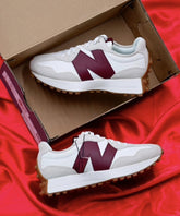 Neww balance 327 burgundy