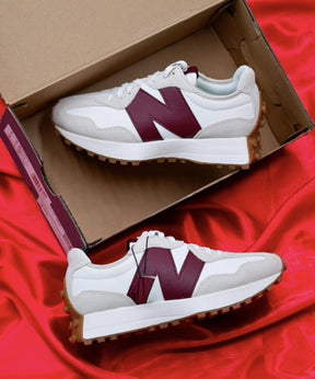 Neww balance 327 burgundy