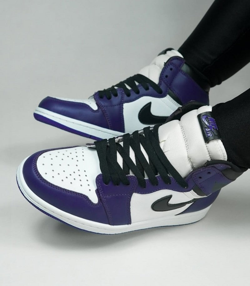 Nikee Air Jordan Retro 1 "Court Purple" #669