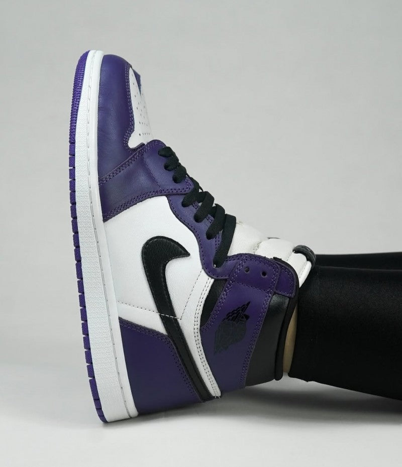 Nikee Air Jordan Retro 1 "Court Purple" #669