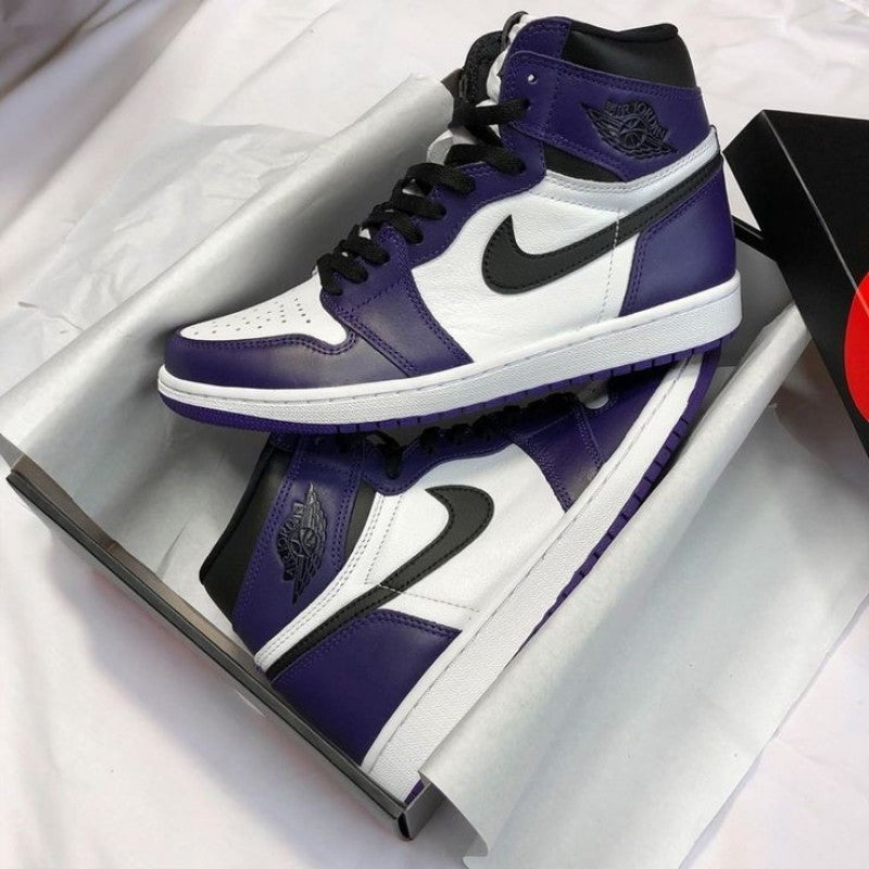Nikee Air Jordan Retro 1 "Court Purple" #669