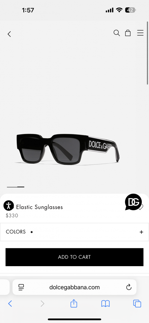 Dolce & Gabbana 6184 Black White