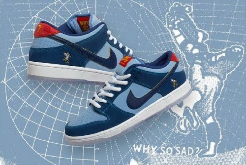 nikee sb dunk low x why so sad