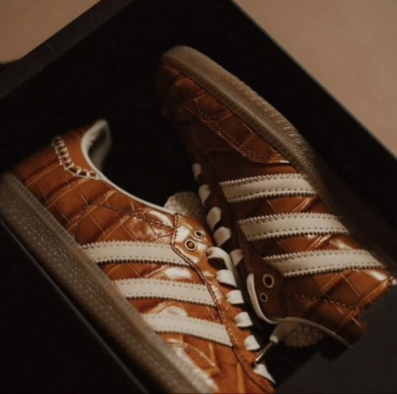 S x wales bonner croc brown