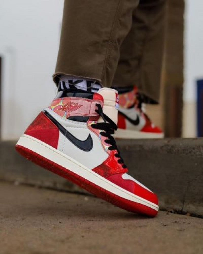 E Air jordan 1 high spiderverse semi ua