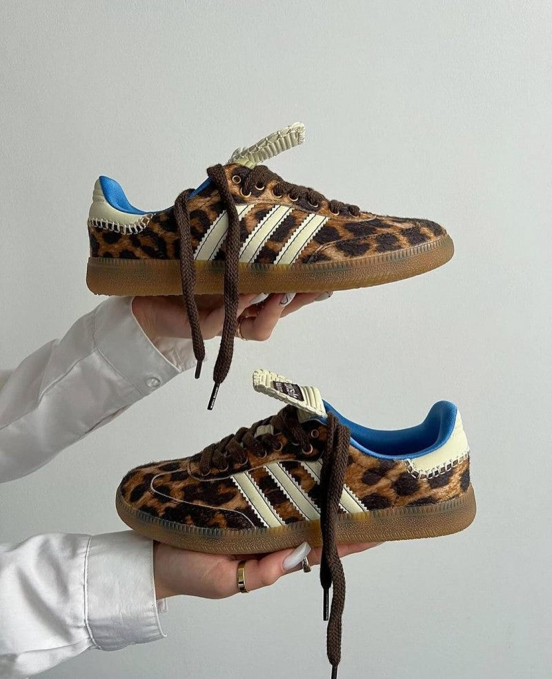 Adidass x Wales Bonner Samba Leopard Pony fix