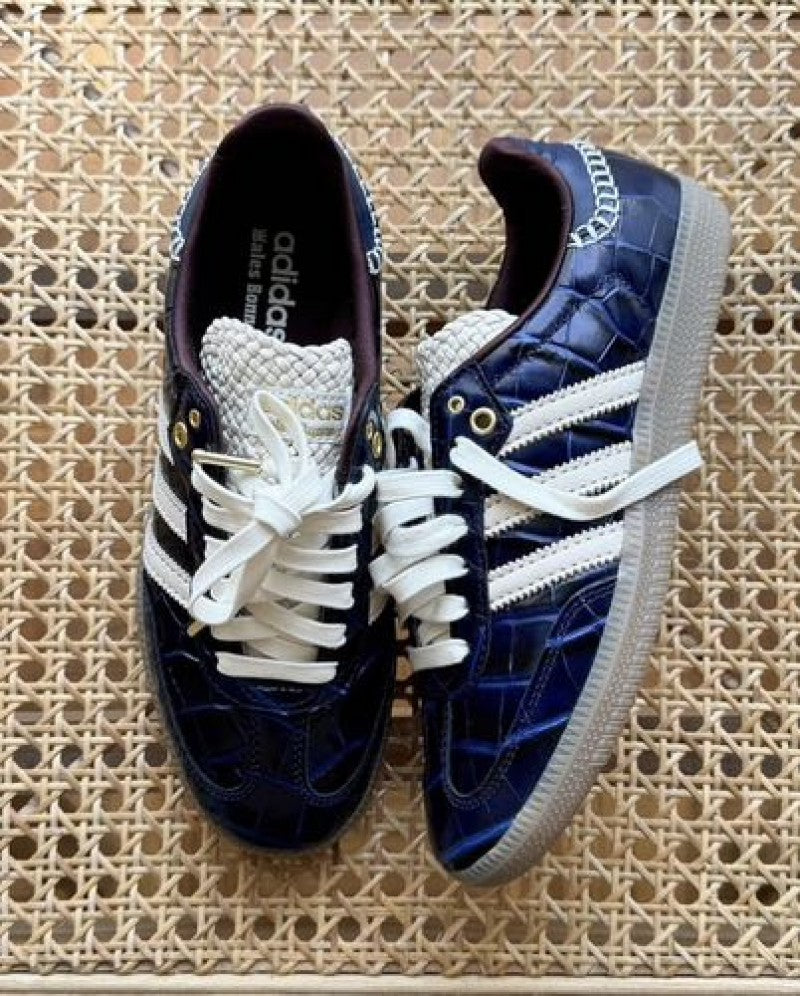 wales bonner x samba croc navy