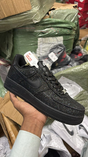 Nikee AirForce 1 "All Black Glitter" #689