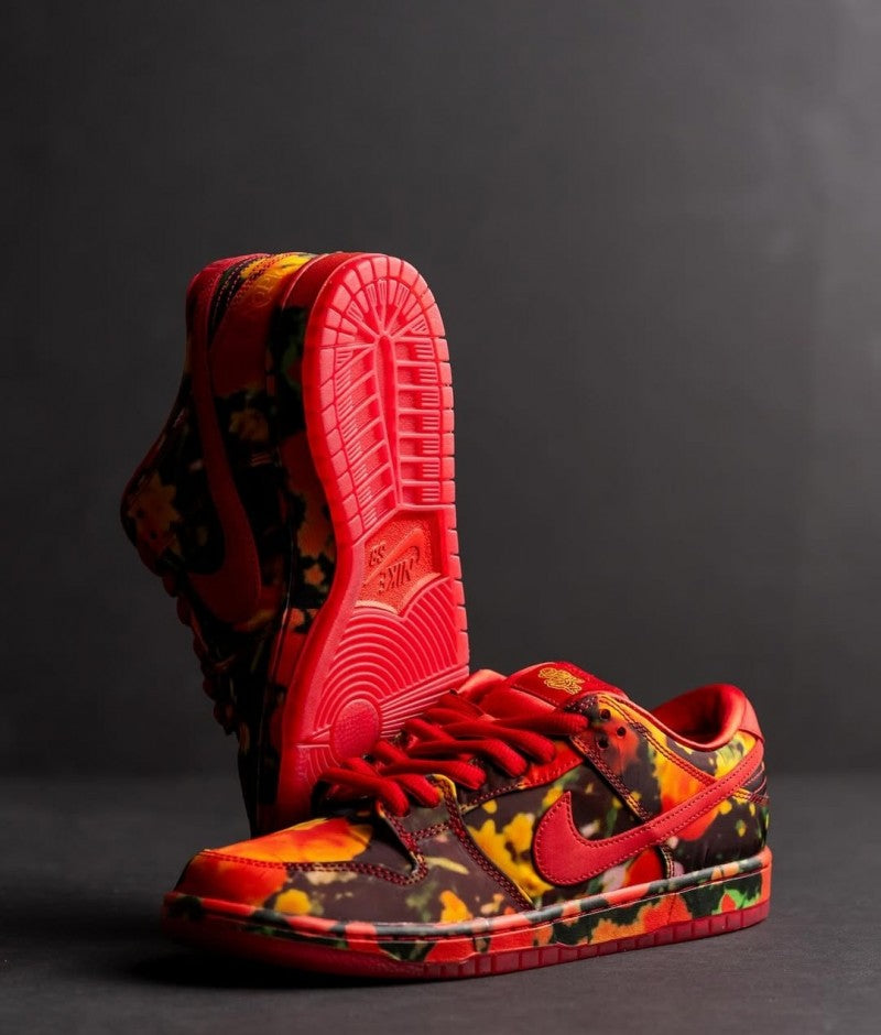 Nikee SB Dunk Low X The Wizard Of OZ Poppy Filed 693