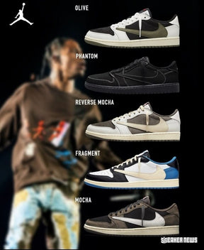 Travis Scott x Air Jordan 1 Low Olive semi UA Quality