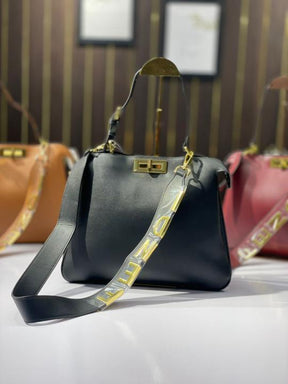 Fend  i peekabo soft leather edition with dust bag(88836 black)