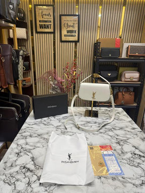 Ysl Yves Saint Laurent Lou Camera Bag With Box Dust Bag (White)