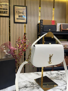 Ysl Yves Saint Laurent Lou Camera Bag With Box Dust Bag (White)