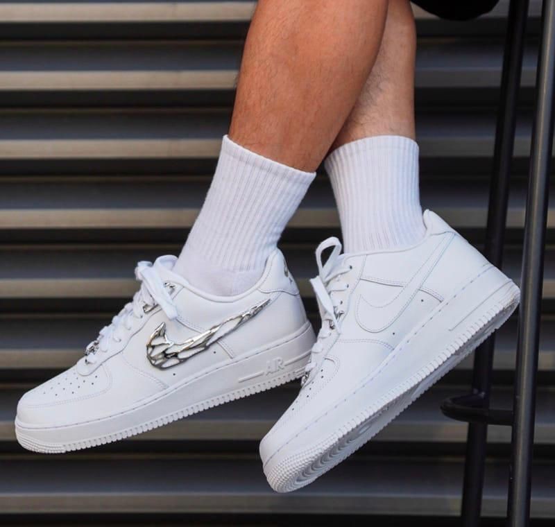 Nikeee Airforce 1 low molten metal