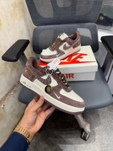 Bape X Nikkee Airforce 1 Beige Brown 1st Leather