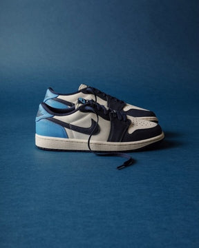 nik.e Air Jordan 1 Low Obsidian Blue Semi UA