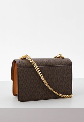 Michael  Kors  MK Heather Shoulder Bag With OG Box(22301 coffe)