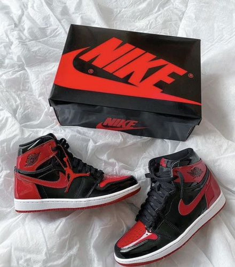 NIK Air jordan 1 bred patent semi ua