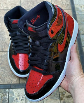 NIK Air jordan 1 bred patent semi ua