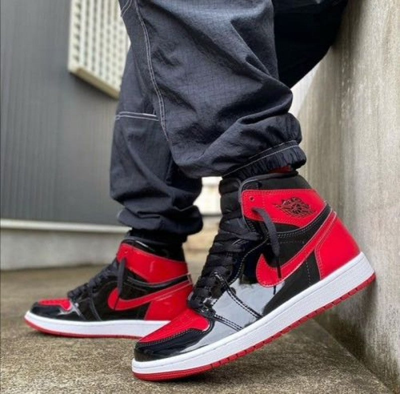 NIK Air jordan 1 bred patent semi ua