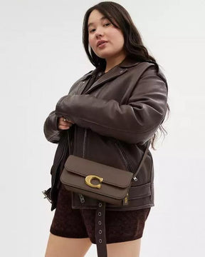 Coach  Idol  Medium  Bag  23  CP131  Earth  Brown  High  Quality  Wid  OG  Box  &  Dust  BagCP131  Earth  Brown