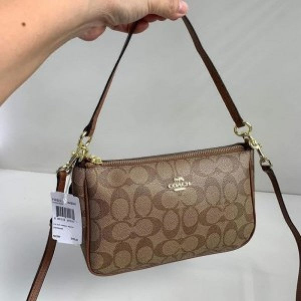 Coach  nolita  small  sling  bag  with  box(caramel)
