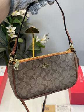 Coach  nolita  small  sling  bag  with  box(caramel)