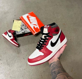 Nikee Air Jordan Retro 1 High Lost & Found With Og Box Yellow Bill Butter Paper