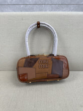 Miu Miu Versatile Long Handle Brown Leather Shoulder Bag With Dust Bag 502 Brown