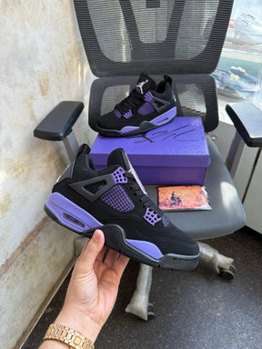 Nikee Air Jordan Retro 4 Purple Thunder