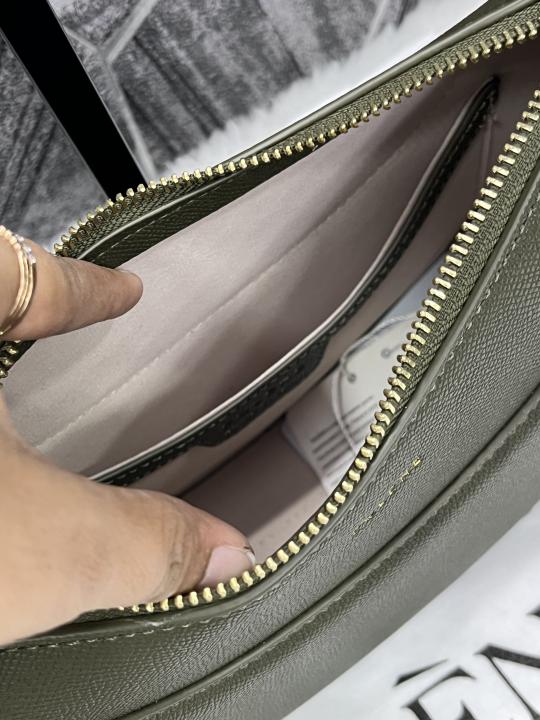 Polene Numero Green Dix Crossbody Bag With OG Box & Dust Bag 368 Green