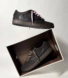 Nikee Air Jordan 1 Low X Travis Scott Velvet Brown Semi UA