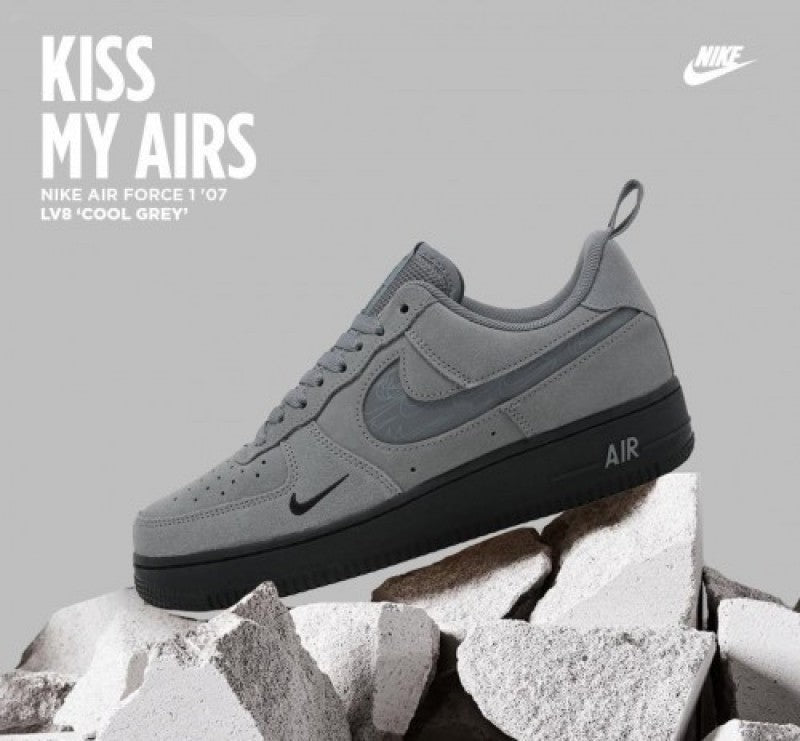 Airforce 1 low reflective swoosh cool grey