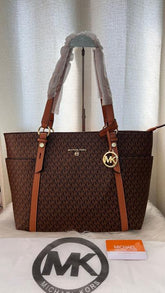 Michael  kors sullivan tote bag with dust bag(55007 coffe brown)