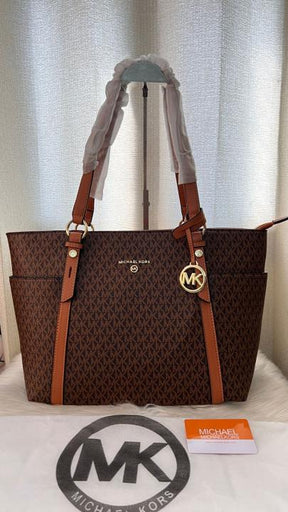 Michael  kors sullivan tote bag with dust bag(55007 coffe brown)