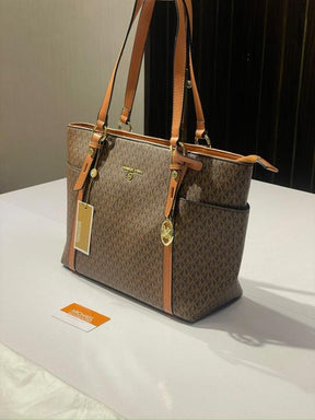 Michael  kors sullivan tote bag with dust bag(55007 coffe brown)